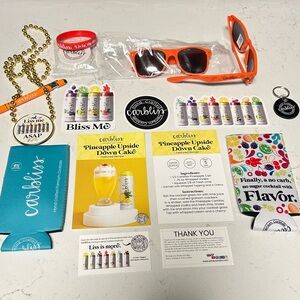 New Carbliss Orange theme party Favors Set